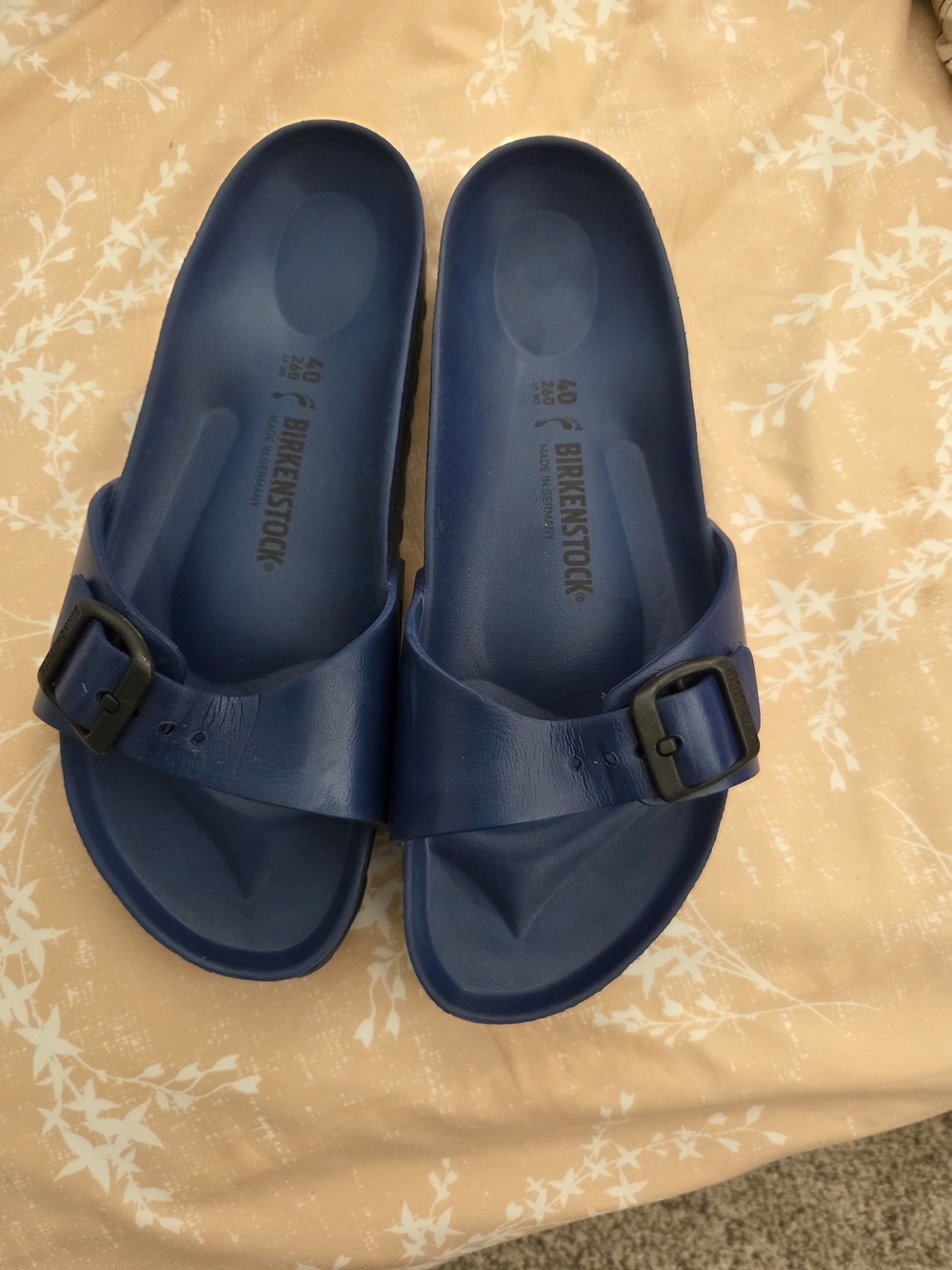 Birkenstock Blue EVA Madrid Slide Sandals